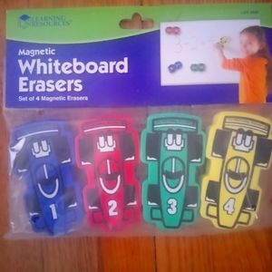 Dry eraser board magnetic erasers